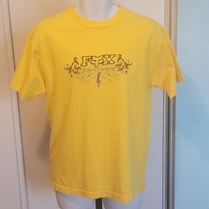 Fox Racing Yellow T shirt Size M